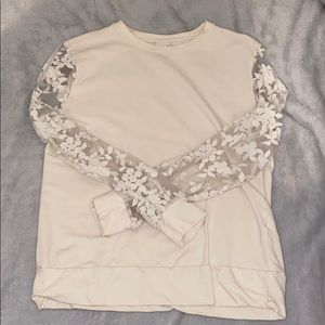 Mesh Long Sleeve Top